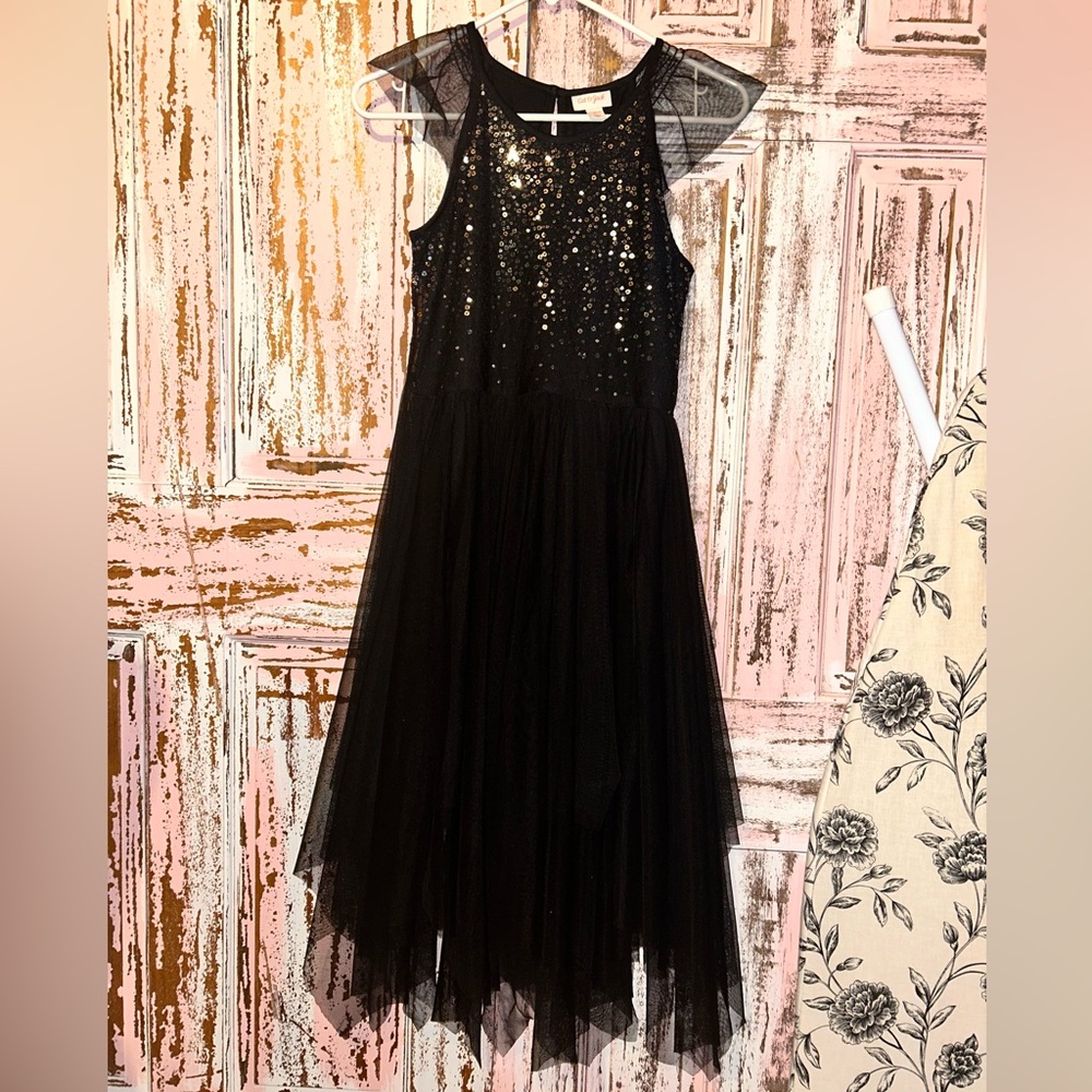 LAST CHANCE SALE-MAKE OFFER! Cat & Jack Black Sequin Formal Dress